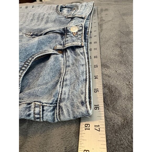 Aeropostale Women's Baggy Wide Leg Jeans Size 6 Light Wash Cotton Casual - Picture 7 of 9